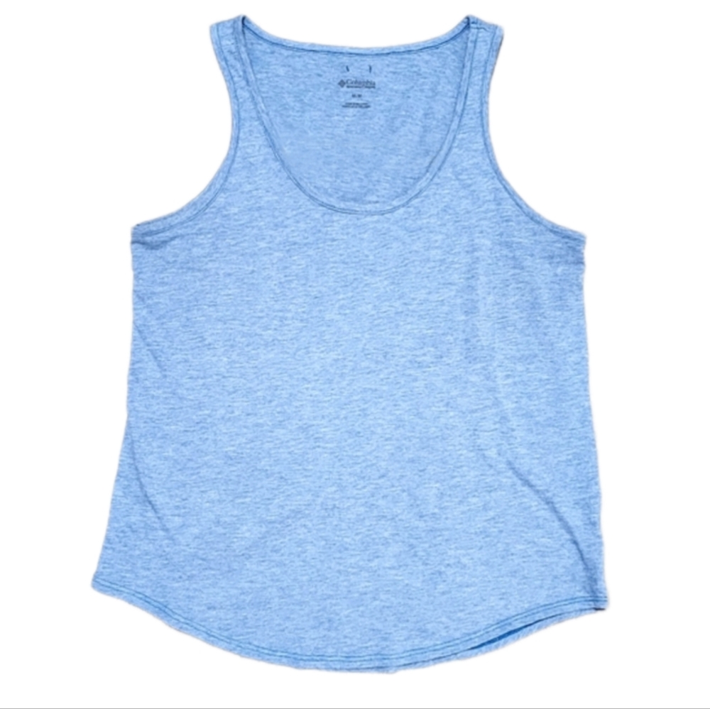 Columbia Sleeveless Blue Tank Medium